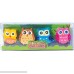 The Piggy Story 'Woodland Animals' Hoot Owl Set of 4 Die-Cut Mini Erasers in Gift Box Mini Erasers B071HH5N62